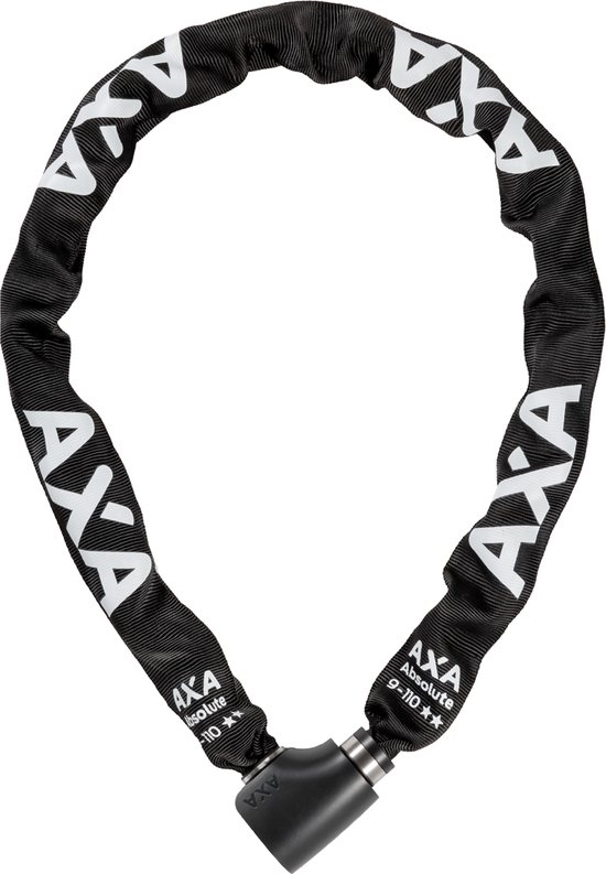 Axa absolute 9 kettingslot - 110 cm - art2 - zwart