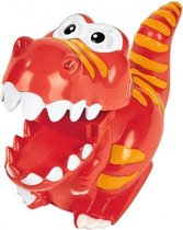 T-Rex rood kunststof junior 10 x 7 x 4 cm