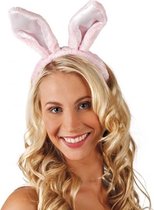 tiara Konijnenoren dames roze one size