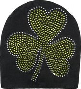 beanie Shiny Shamrock dames groen one size