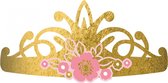 prinsessenkronen papier 8 stuks goud