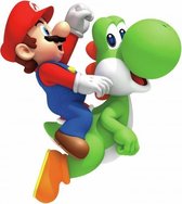 muurstickers Yoshi & Mario vinyl 58,4 x 81,3 cm