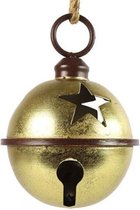 kerstbel ro Thierry 18 cm metaal goud