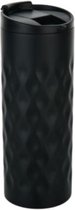thermosbeker Geometric 0,35 liter RVS zwart