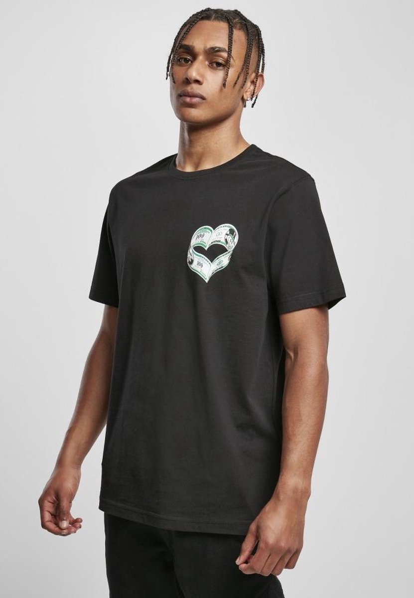 Urban Classics Heren Tshirt -S- MONEY HART Zwart