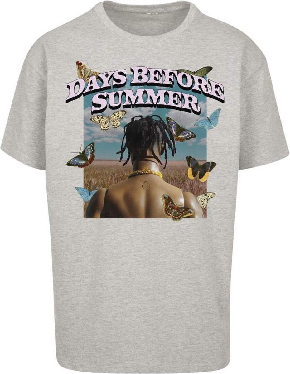 Mister Tee Days Before Summer Oversize Heren Tshirt S Grijs