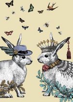 Pair Of Rabbits Greeting Card (GC 1937)