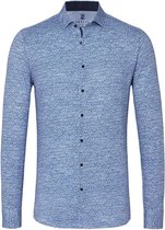 Desoto Overhemd Kent Blauw Bloemen - maat XL