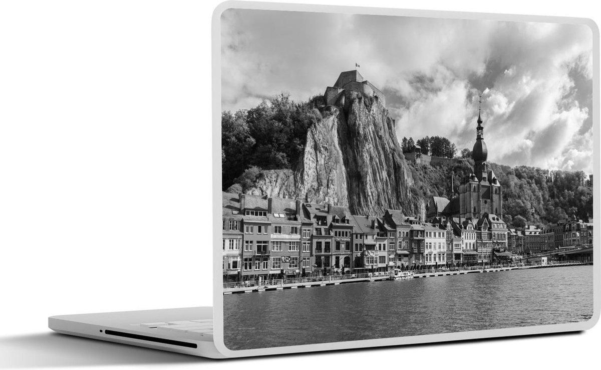Afbeelding van product SleevesAndCases  Laptop sticker - 13.3 inch - Dinant - Zwart - Wit - Water