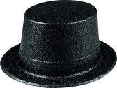 hoed Glitter unisex zwart one size