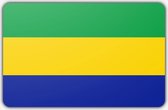 Vlag Gabon - 100 x 150 cm - Polyester