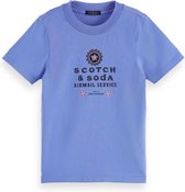 Scotch & Soda T-shirt meisje blauw maat 176