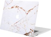 iMoshion Design Laptop Cover MacBook Pro 16 inch  (2019) - White Marble