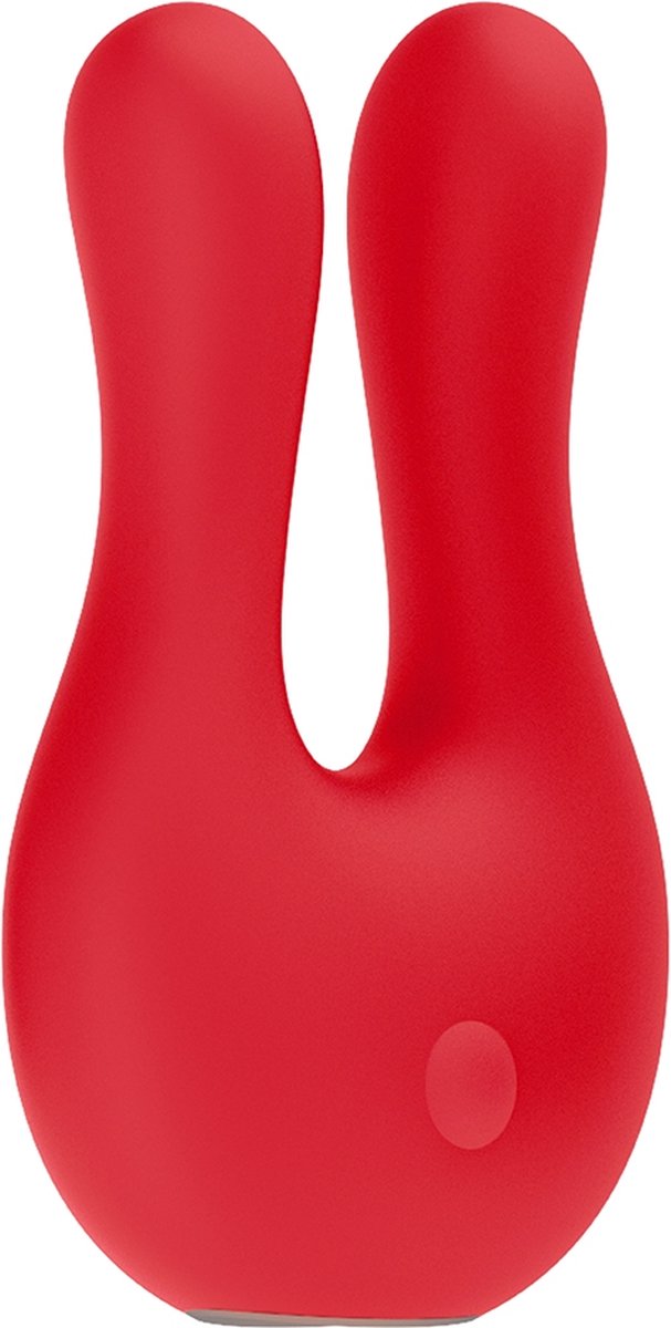 Goedkoopste Elegance Exceptional Oplaadbare Clitoris Stimulator met 2 Motoren - Rood