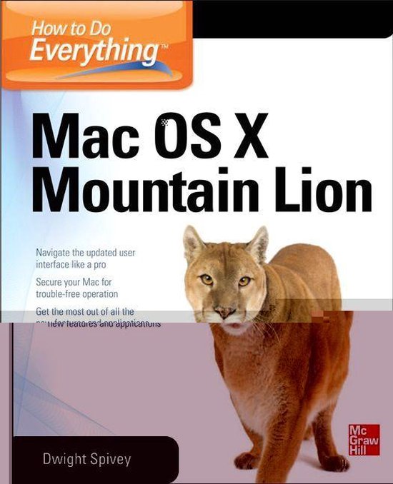 How to Do Everything Mac Os X Mountain Lion - cover