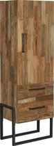Kast | potenza | gerecycled teakhout | wit | 66 x 45 x 190(h) cm