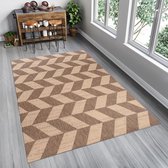 Tapiso Floorlux Vloerkleed Creme Outdoor Tuintapijt Tapijt Maat– 160x230