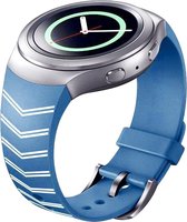 By Qubix Siliconen bandje - Samsung Gear S2 - Blauw