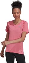 adidas Runner Shirt Dames - roze - maat L