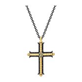 Police Heren-Ketting Roestvrijstaal One Size Zwart 32017135