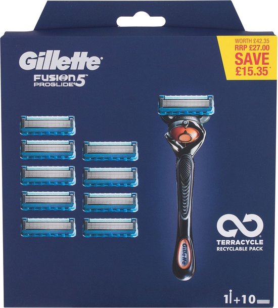 Rasoir Gillette Fusion Proglide pour homme Gris, Orange | bol.com