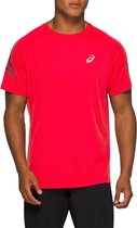 Asics Silver Icon Top 2011A467-601, Mannen, Rood, t-shirts, maat: XL EU