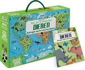 puzzel Dieren junior 70 x 48 cm ovaal 200 stuks