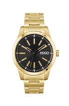 Hugo Heren horloges quartz analoog One Size Goud 32018435
