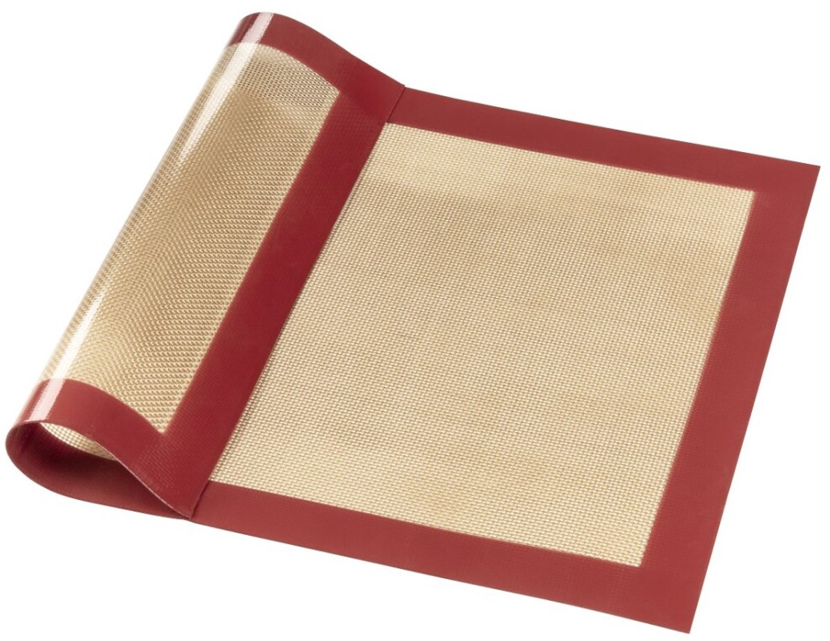 Xavax Siliconen Bakmat Hoekig 40 X 30 Cm Rood-bruin