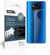 dipos I 2x Pantserfolie mat compatibel met Poco X3 NFC Achterkant Beschermfolie 9H screen-protector (expres kleiner dan het glas omdat het gebogen is)