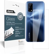 dipos I 2x Pantserfolie helder compatibel met Oppo Realme V5 5G Achterkant Beschermfolie 9H screen-protector (expres kleiner dan het glas omdat het gebogen is)