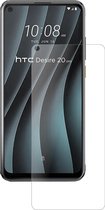 dipos I 2x Pantserfolie mat compatibel met HTC Desire 20 Pro Beschermfolie 9H screen-protector (expres kleiner dan het glas omdat het gebogen is)