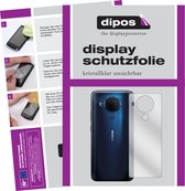 dipos I 2x Beschermfolie helder compatibel met Nokia 5.4 Achterkant Folie screen-protector (expres kleiner dan het glas omdat het gebogen is)