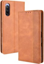 Sony Xperia 10 III Portemonnee Hoesje Camel - Cacious (Wallet Serie)