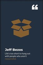 Walljar - Jeff Bezos - Muurdecoratie - Poster met lijst