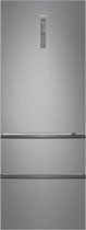 Haier 3D 70 Serie 5 A3FE742CMJ(EE) koel-vriescombinatie Vrijstaand 463 l E Roestvrijstaal