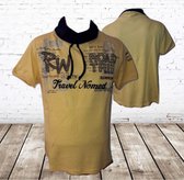 Italiaans shirt Road trip geel - M - Heren t-shirts