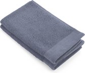 Walra Gastendoek Soft Cotton (PP) - 2x 30x50 - 100% Katoen - Indigo