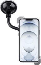 Shop4 - iPhone 13 Autohouder Diagonale Klem Autohouder Zwart