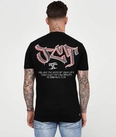 JORCUSTOM Graffiti Slim Fit T-Shirt - Zwart - Volwassenen - Maat XL