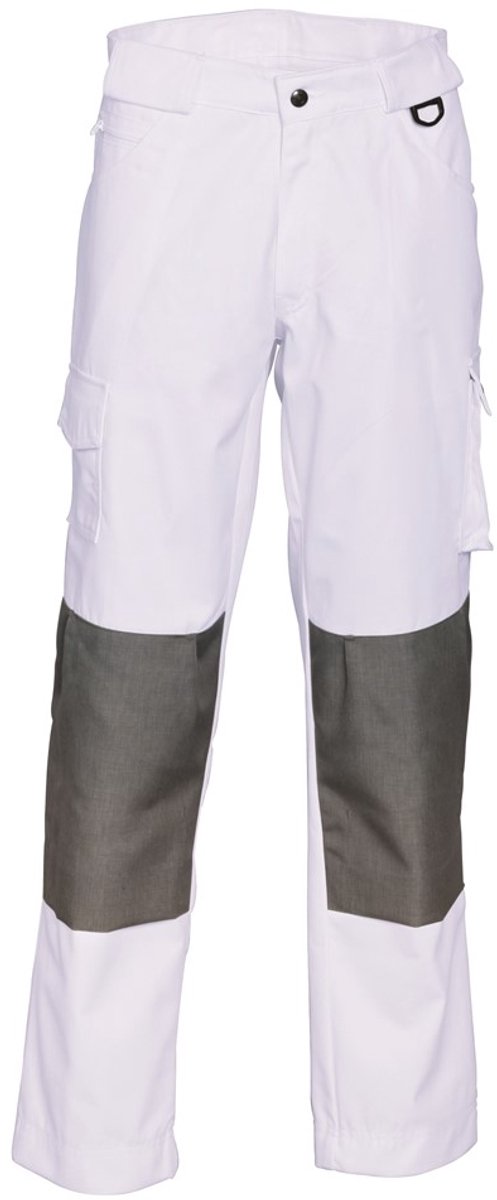 HAVEP Werkbroek Worker kniezakken 8597 - Wit/Grijs - 46