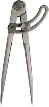 MIB Steekpasser met stelboog staal blank 150mm