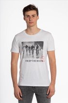 Brooklyn Intwiel Fiets Ecru | wit T-shirt Koptrekken | Wielrennen | Koers | Grappig | Cadeau  - Maat S