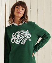 Superdry Dames Trui Script Style College sweatshirt met ronde hals