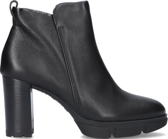 PAUL GREEN Enkellaarsjes Dames 8050 Maat: 41 Materiaal: Leer Kleur: Zwart
