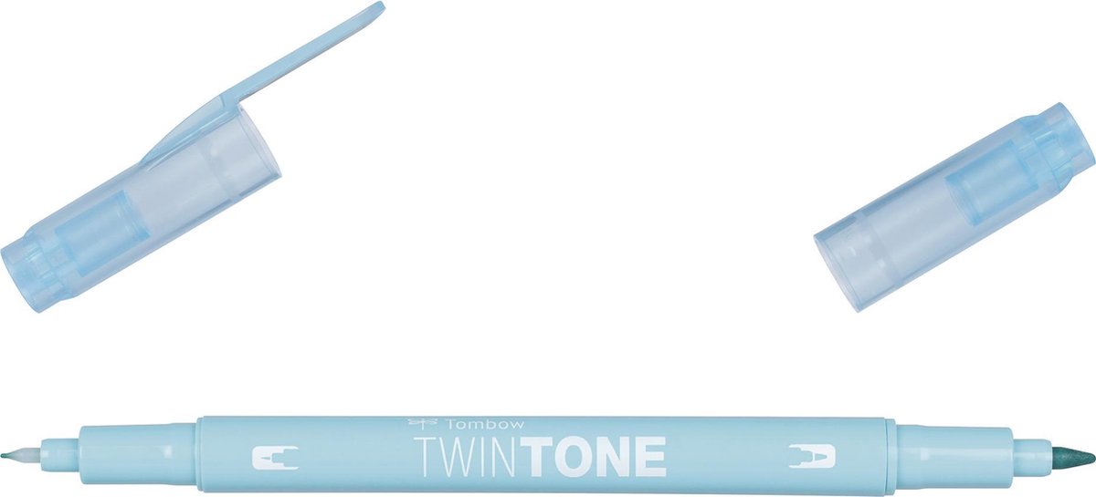 Tombow Twintone marker 74 aqua
