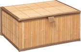 Five® Bamboe mandjes 3-delig hout kleur - 161046A - Nestbaar