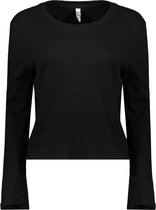 Jacqueline de Yong Trui Jdyeskild L/s Wide Sleeve Top Jrs 15234604 Black Dames Maat - S