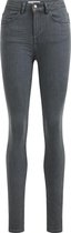 WE Fashion Dames high rise skinny jeans met stretch