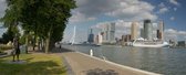 Fotobehang Rotterdam Skyline en Kop van Zuid 450 x 260 cm - € 295,--